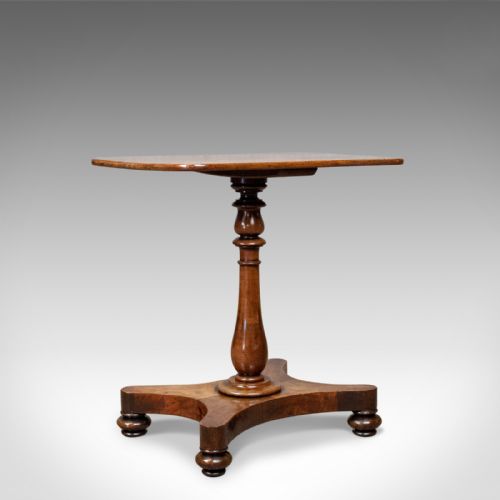 Antique Wine Table, English, Regency, Mahogany, Side Table, Circa 1820