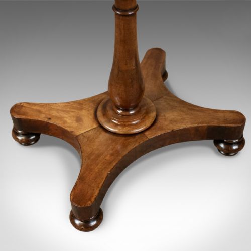 fig 4. Antique Wine Table, English, Regency, Mahogany, Side Table, Circa 1820