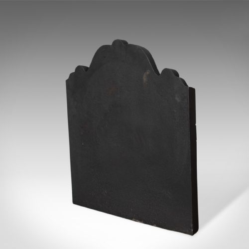 fig 2. Antique Fire Back, English, Victorian, Cast Iron, Plate, 19th Century Circa 1900