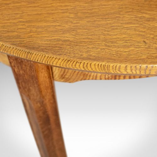 fig 3. Antique Console Table, Cotswold Demi-Lune, Gothic Ecclesiastical Overtones c1910
