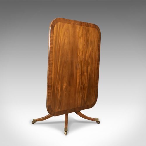 fig 2. Antique Breakfast Table, English, Regency, Mahogany, Tilt-Top, Dining Circa 1820