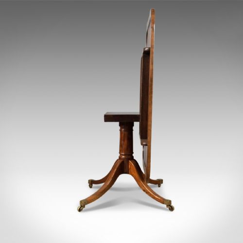 fig 3. Antique Breakfast Table, English, Regency, Mahogany, Tilt-Top, Dining Circa 1820