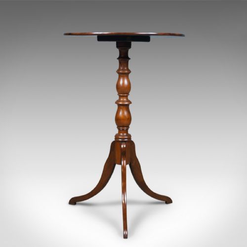 Antique Wine Table, Regency, Circular, Side, Mahogany, Circa 1820