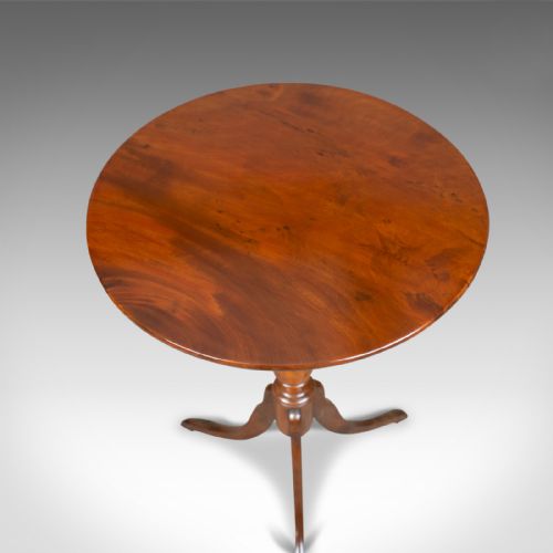 fig 1. Antique Wine Table, Regency, Circular, Side, Mahogany, Circa 1820