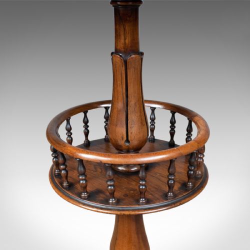 fig 3. Antique Side Table, English, Victorian, Rosewood, Walnut, Occasional, Circa 1860