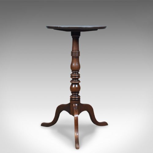 Antique Wine Table, Victorian, Circular, Side, Mahogany, Circa 1840