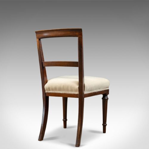 fig 3. Set of Six Antique Dining Chairs, English, Victorian, Mahogany, Shoolbred, c1840