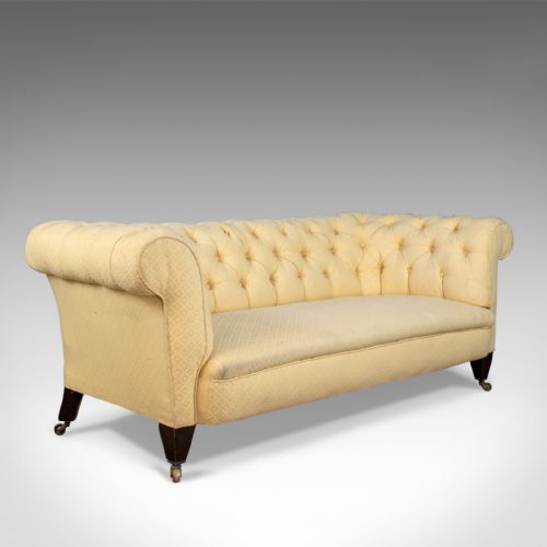 Antique Chesterfield Sofa, English, Victorian, 3 Seater Settee, C19th Circa 1890