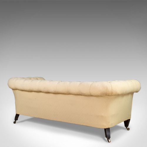 fig 3. Antique Chesterfield Sofa, English, Victorian, 3 Seater Settee, C19th Circa 1890