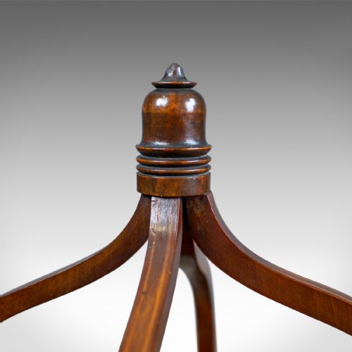 fig 3. Antique Cake Stand, English, Edwardian, Mahogany, Three Tier, Plate, Circa 1910