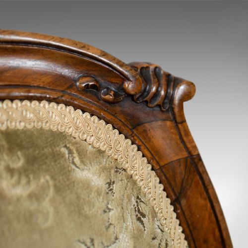 fig 4. Antique Set of Four Dining Chairs, Victorian, Rosewood, Howard & Sons Circa 1880