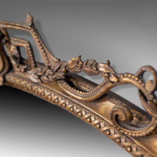 fig 2. Antique Overmantel Mirror, Mid-Sized, English Regency, Wall, Giltwood Circa 1820