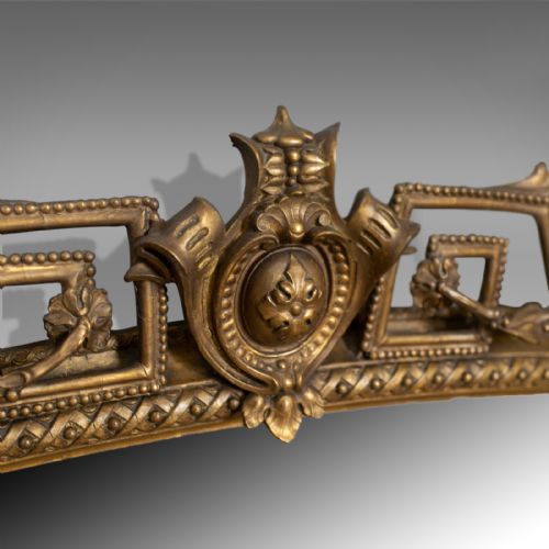 fig 3. Antique Overmantel Mirror, Mid-Sized, English Regency, Wall, Giltwood Circa 1820