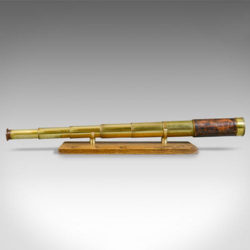 fig 1. Antique, Seven Draw, Pocket, Telescope, J.B. Dancer, Manchester, Circa 1845