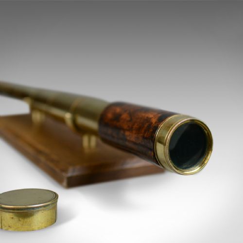 fig 2. Antique, Seven Draw, Pocket, Telescope, J.B. Dancer, Manchester, Circa 1845