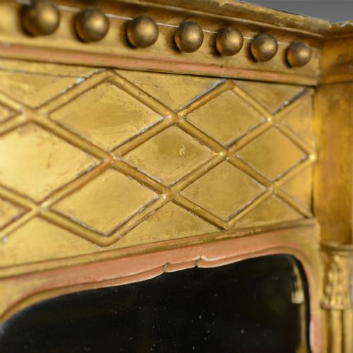fig 3. Antique Pier Mirror, English, Regency, Giltwood, Gesso, Wall, Circa 1820