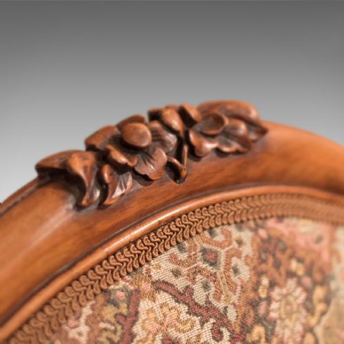 fig 4. Antique Chair, Regency, Salon, Nursing, Bedroom Furniture, English Walnut c.1820