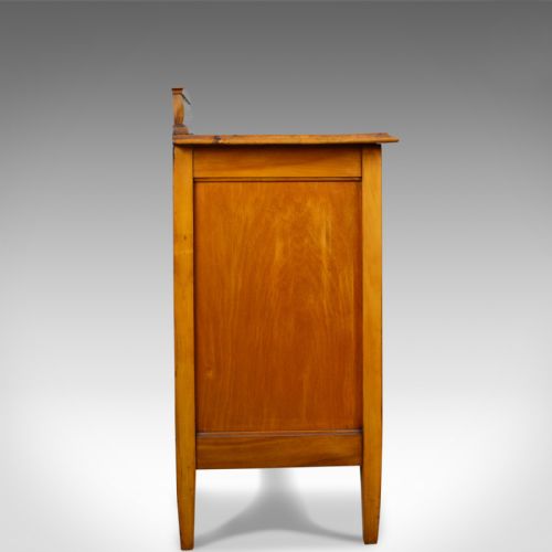 fig 2. Antique Chest of Drawers, Satin Figured Walnut, English, Victorian, Circa 1900