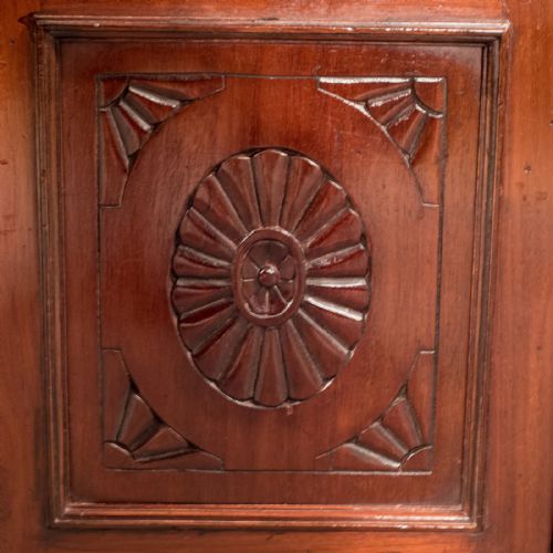 fig 4. Antique Coal Purdonium, Fire Side Log Bin, English, Edwardian, Walnut Circa 1910