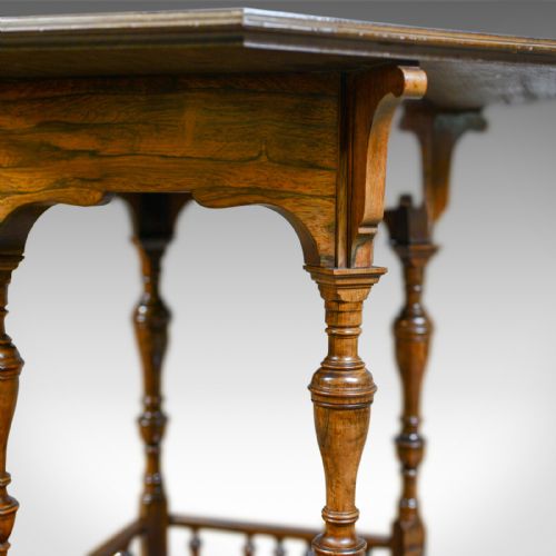 fig 3. Antique Side Table, English, Victorian, Rosewood, Occasional, Circa 1890