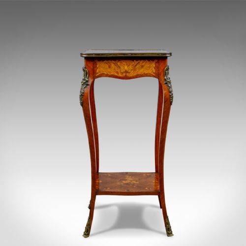 fig 2. French Antique Etagere, Kingwood Side Table, Nightstand, Druce and Co, c.1870