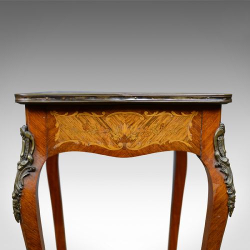 fig 3. French Antique Etagere, Kingwood Side Table, Nightstand, Druce and Co, c.1870