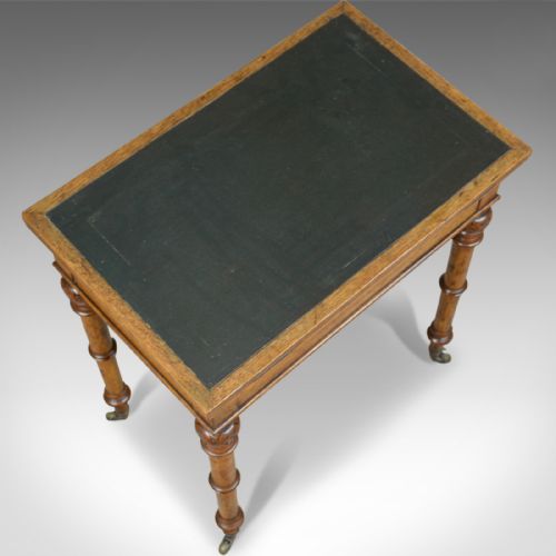 fig 4. Antique, Adjustable Writing Table, English, Oak, Johnstone and Jeanes, c.1850