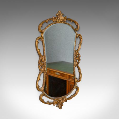 fig 1. Antique Wall Mirror, English, Victorian, Gilt Gesso, Classical Taste, Circa 1880