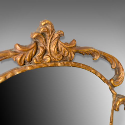 fig 2. Antique Wall Mirror, English, Victorian, Gilt Gesso, Classical Taste, Circa 1880