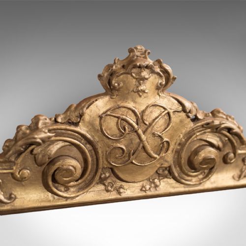 fig 1. Antique Fire Screen, Victorian Gilt Gesso Frame Guard English Early 19th Century