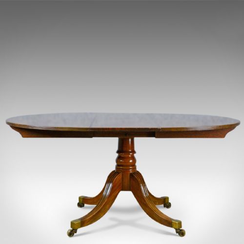 fig 1. Antique Dining Table, English, Mahogany, Seats 4-6, Extending, Regency, C.1820