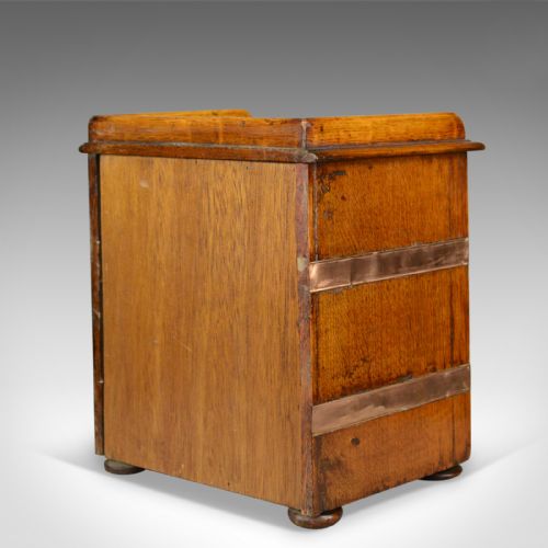 fig 3. Antique Correspondence Cabinet, Scottish, Victorian, Oak, Specimen Chest c.1850