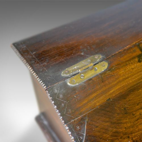 fig 3. Antique Bible Box on Stand, William & Mary, Oak, Writing, Circa 1690 and Later