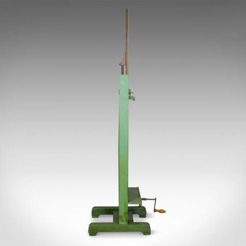 fig 2. Antique Easel, Adjustable, Wooden, Green, Roberson & Co, London, Artist c.1880