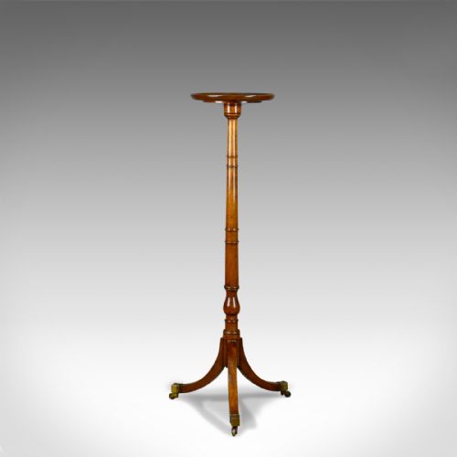 Antique Plant Stand, English, Regency, Torchere, Mahogany, Circa 1810