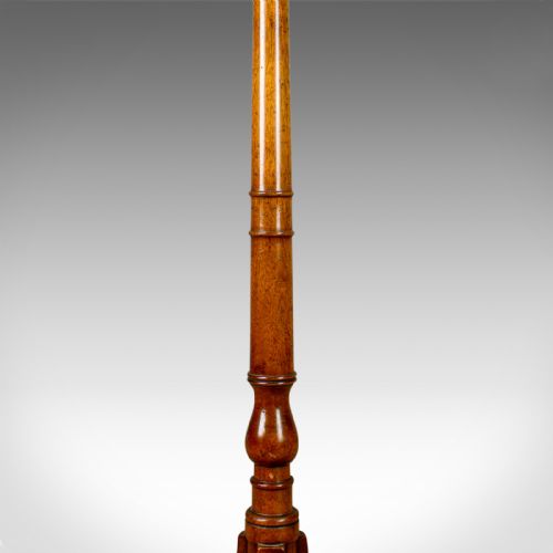 fig 4. Antique Plant Stand, English, Regency, Torchere, Mahogany, Circa 1810