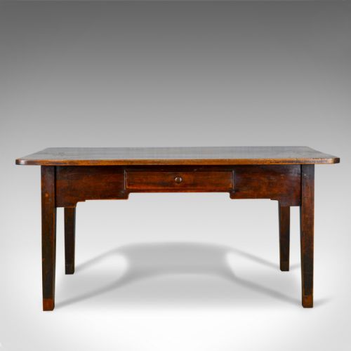 fig 1. French Antique Patisserie Table, Mahogany, Country Kitchen Dining Circa 1800