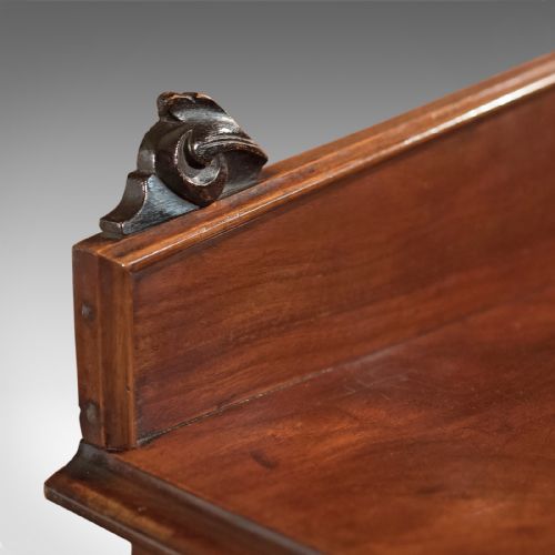fig 3. Antique Console Table, Victorian, Scottish, Hall, Mahogany, Side, Serving c.1850