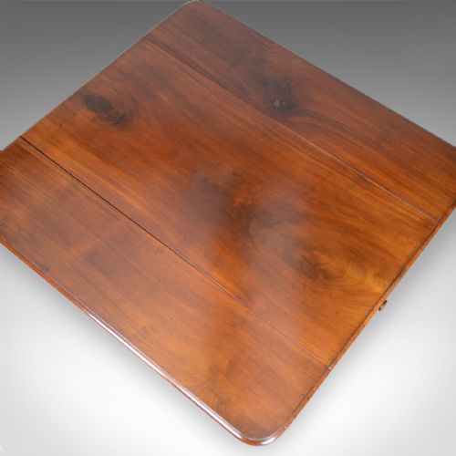 fig 3. Antique Pembroke Table, Mahogany, English, Regency, Drop Flap, Circa 1820