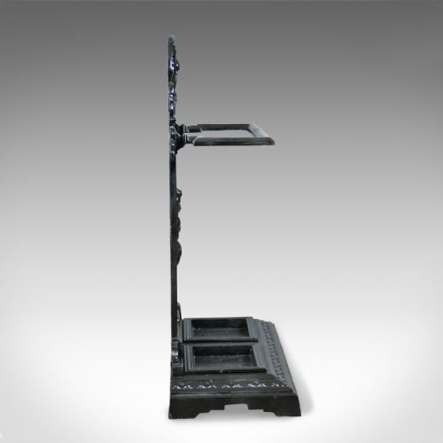 fig 3. Antique Umbrella or Stick Stand, English, Victorian, Cast Iron, Hall, Circa 1890