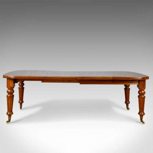fig 1. Antique Dining Table, English, Mahogany, Victorian, Extending, Seats 10, c.1860