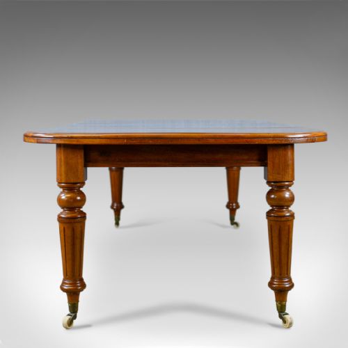 fig 2. Antique Dining Table, English, Mahogany, Victorian, Extending, Seats 10, c.1860