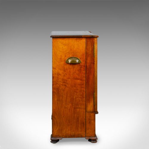 fig 3. Small, Antique, Wellington Chest, Oak, Fruitwood, Campaign, Specimen c.1890