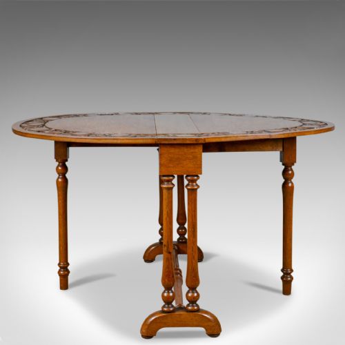 fig 1. Antique, Arts & Crafts Sutherland Table, Liberty-Esque, occasional, centre c1900