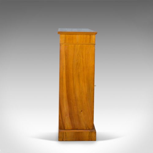 fig 2. Pair of Antique Pier Cabinets, English, Walnut, Edwardian, Regency Revival c1910