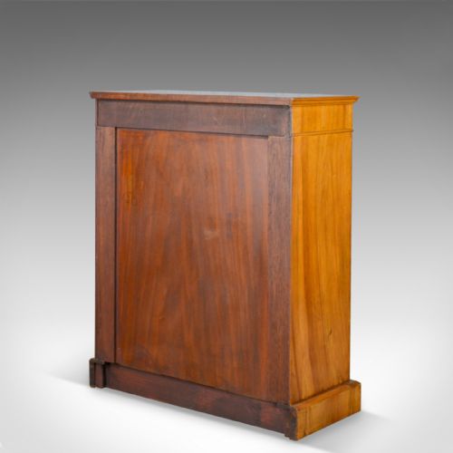 fig 4. Pair of Antique Pier Cabinets, English, Walnut, Edwardian, Regency Revival c1910