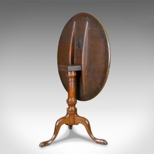 fig 2. Antique Tilt Top Table, English, Mahogany, Side, Early 19th Century, Circa 1800