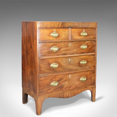 Antique Chest of Drawers, Manner of Sheraton, English, Georgian, Circa 1780