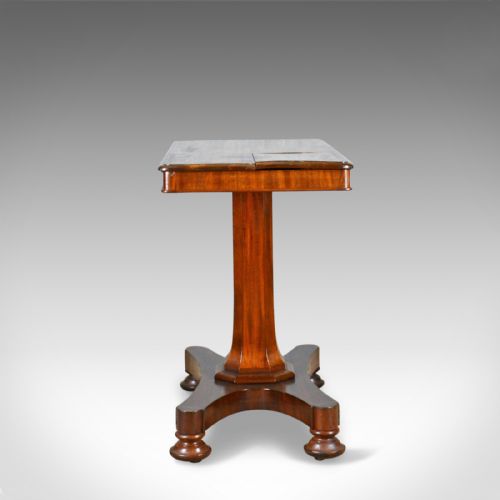 fig 3. Antique Reading Table, Duet Music Stand, Manner of Gillows, Victorian Circa 1870