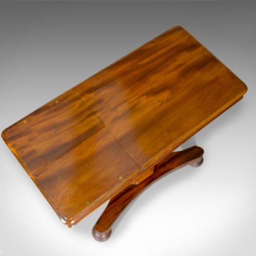 fig 4. Antique Reading Table, Duet Music Stand, Manner of Gillows, Victorian Circa 1870